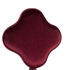 Clover Office Chair, Red Velvet Acme