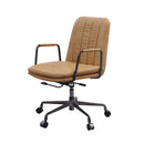 Eclarn Office Chair, Rum Top Grain Leather Acme