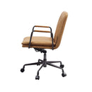 Eclarn Office Chair, Rum Top Grain Leather Acme