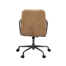 Eclarn Office Chair, Rum Top Grain Leather Acme