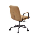 Eclarn Office Chair, Rum Top Grain Leather Acme