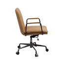 Eclarn Office Chair, Rum Top Grain Leather Acme