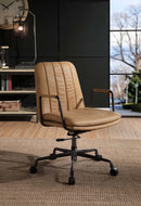 Eclarn Office Chair, Rum Top Grain Leather Acme