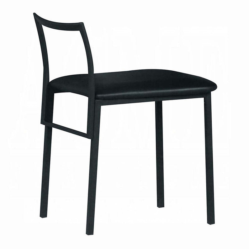 Senon Chair, Black Finish Acme