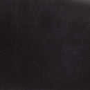 Brancaster Ottoman, Antique Ebony Top Grain Leather & Aluminum Acme