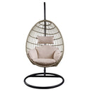 Vasant Hanging Chair, Fabric & Wicker Acme