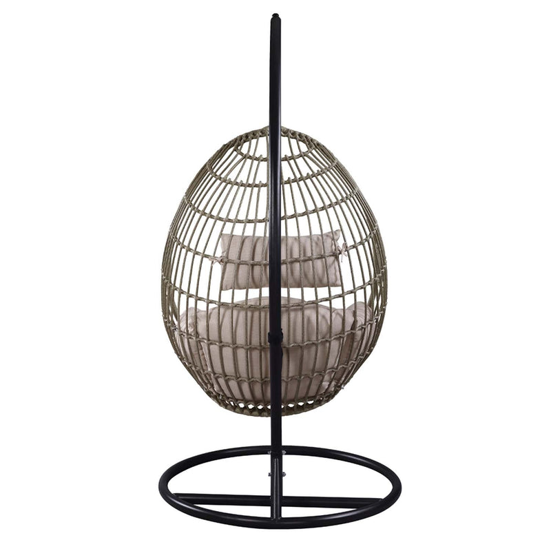 Vasant Hanging Chair, Fabric & Wicker Acme