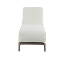 Salena Patio Sun Lounge, Beige Fabric & Gray Finish Acme