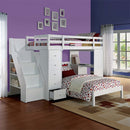 Freya Twin Bed, White Finish Acme