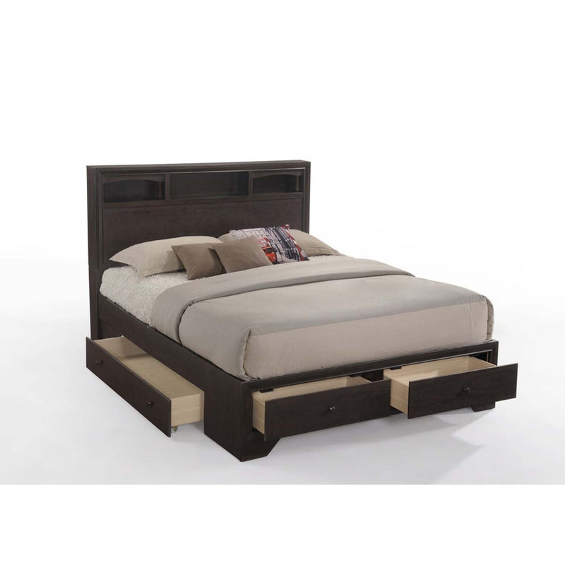 Madison II King Bed, Espresso Finish Acme