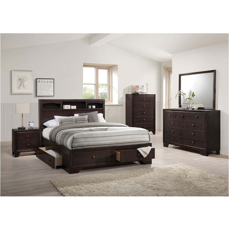 Madison II King Bed, Espresso Finish Acme