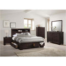 Madison II Queen Bed, Espresso Finish Acme
