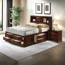 Ireland Full Bed w/Storage, Espresso Finish Acme