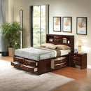 Ireland Full Bed w/Storage, Espresso Finish Acme