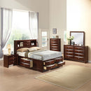 Ireland Full Bed w/Storage, Espresso Finish Acme