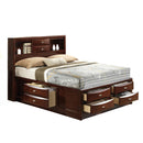 Ireland King Bed w/Storage, Espresso Finish Acme