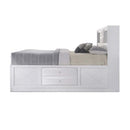 Ireland Full Bed w/Storage, White Finish Acme