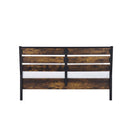 Juvanth Queen Bed, Rustic Oak & Black Finish Acme