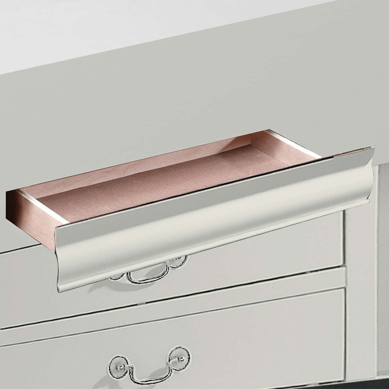 Louis Philippe III Queen Bed w/Storage, Platinum Finish Acme