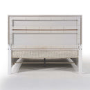 Naima King Bed w/Storage, White Finish Acme