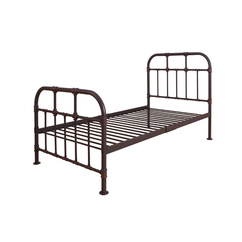 Nicipolis Twin Bed, Sandy Gray Finish Acme