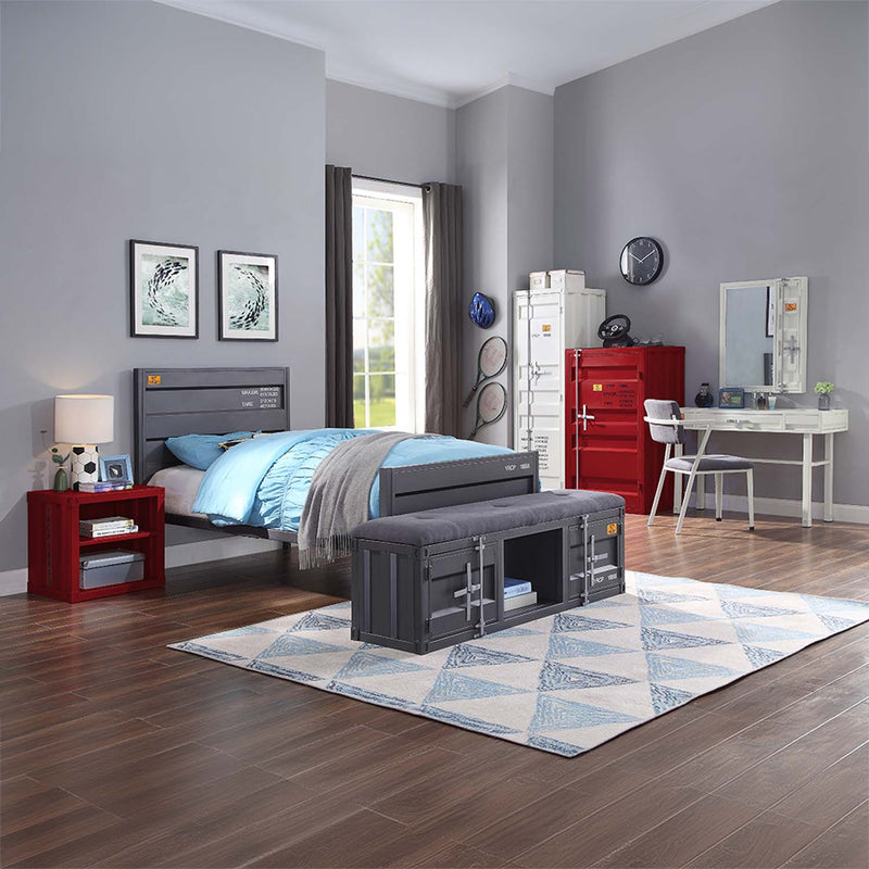 Cargo Full Bed, Gunmetal Finish Acme