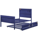 Cargo Twin Bed, Blue Finish Acme
