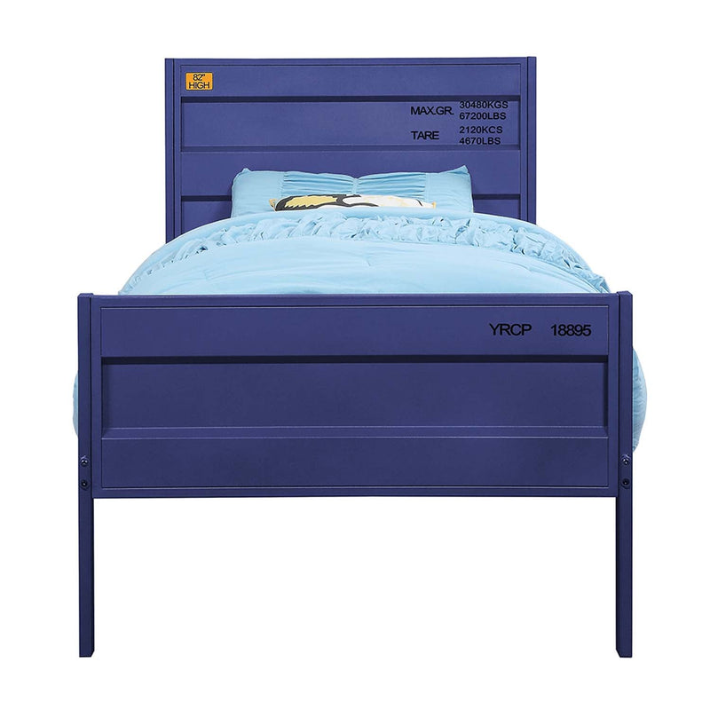 Cargo Full Bed, Blue Finish Acme