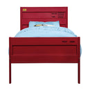 Cargo Full Bed, Red Finish Acme