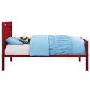 Cargo Full Bed, Red Finish Acme