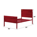 Cargo Full Bed, Red Finish Acme