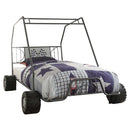 Xander Twin Bed, Go Kart Gunmetal Finish Acme