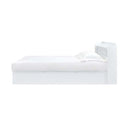 Perse Queen Bed w/Storage, White Finish Acme