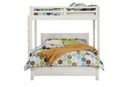 Celerina Queen Bed, Weathered White Finish Acme