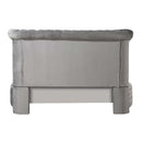 Gaiva King Bed w/Storage, Gray Velvet Acme