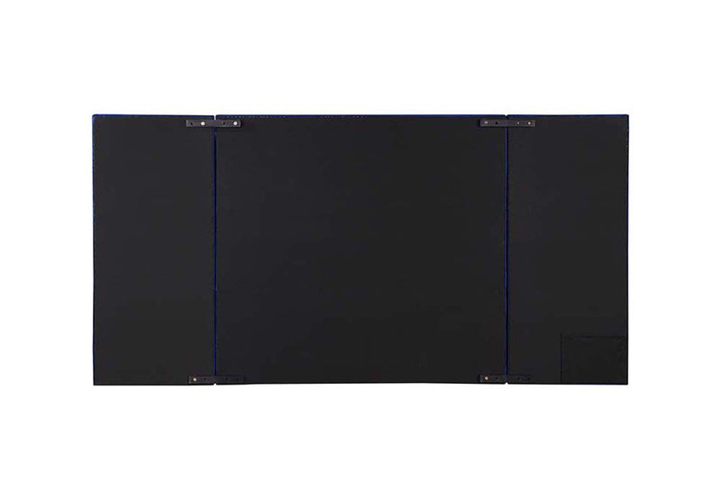 Damazy Queen Bed, Blue Velvet Acme