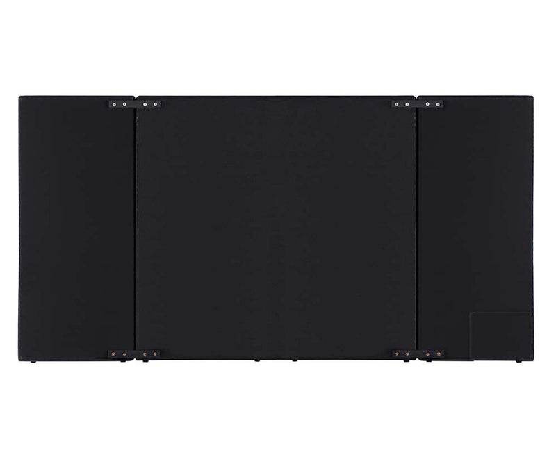 Damazy Queen Bed, Black Velvet Acme