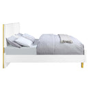 Gaines Queen Bed, White High Gloss Finish Acme