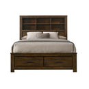 Merrilee II Queen Bed w/Storage, Oak Finish Acme