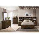 Merrilee II Queen Bed w/Storage, Oak Finish Acme