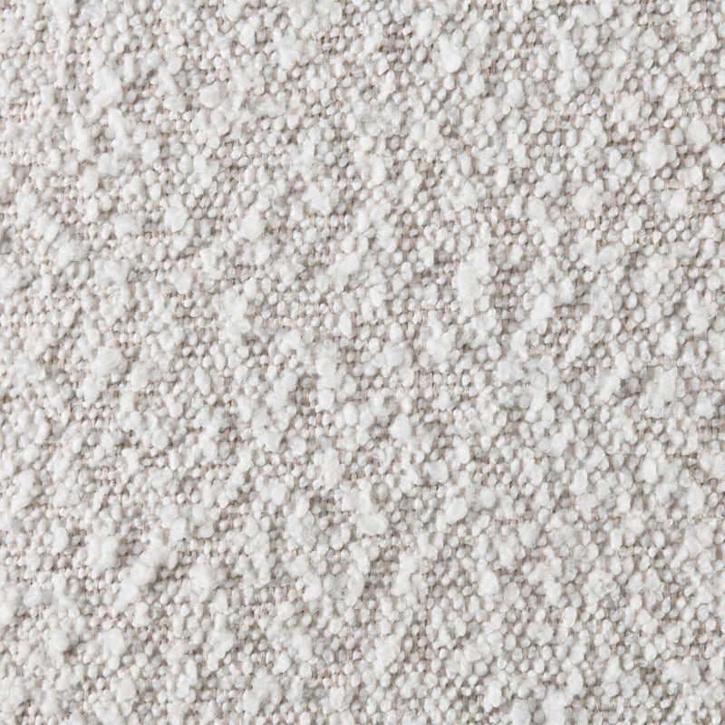 Sandro King Bed, White Boucle & Walnut Finish Acme