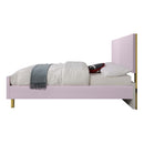 Gaines Full Bed, Pink High Gloss Finish Acme