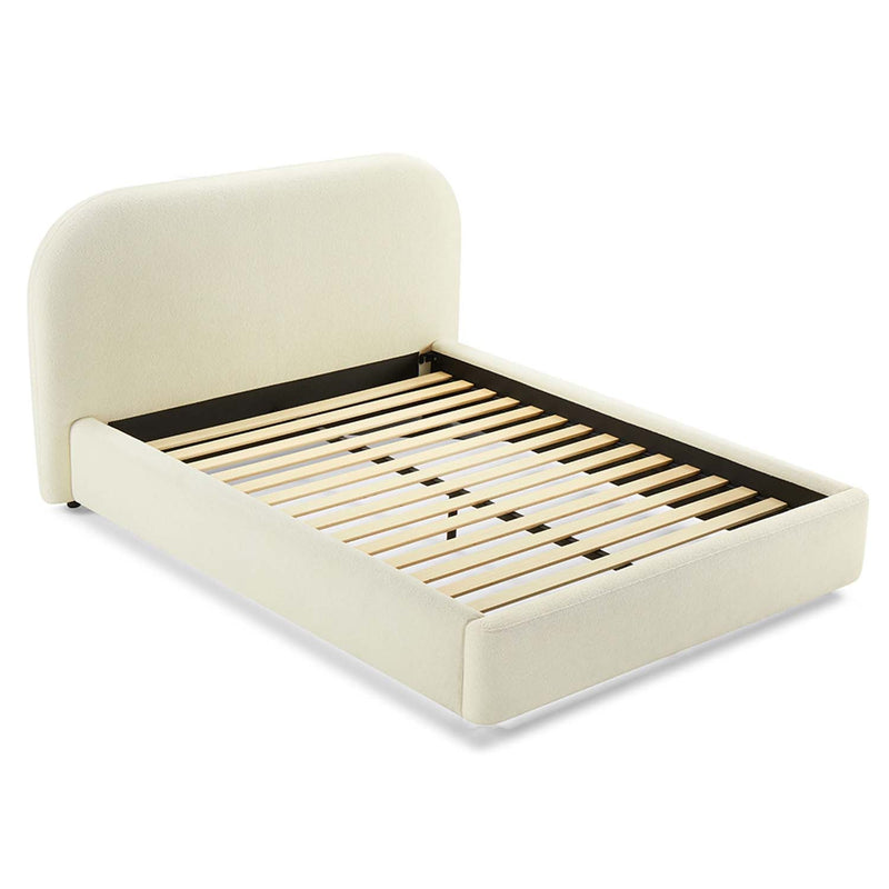 Arden Full Bed, Beige Fabric Acme