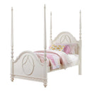 Dorothy Full Post Bed, Ivory Finish Acme