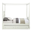 Dorothy Full Post Bed, Ivory Finish Acme