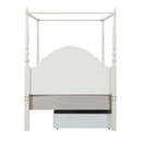 Dorothy Full Post Bed, Ivory Finish Acme