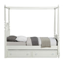 Dorothy Twin Post Bed, Ivory Finish Acme