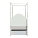 Dorothy Twin Post Bed, Ivory Finish Acme
