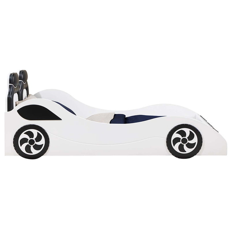 Colen Car Bed (Twin), White Finish Acme