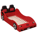 Colen Car Bed (Twin), Red Finish Acme